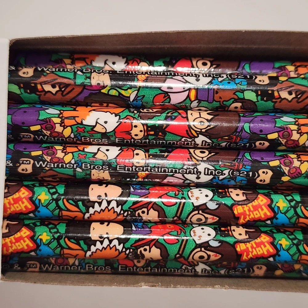 Harry Potter Chibi Character Wood Pencils Warner Bros Wizarding World Set 2021